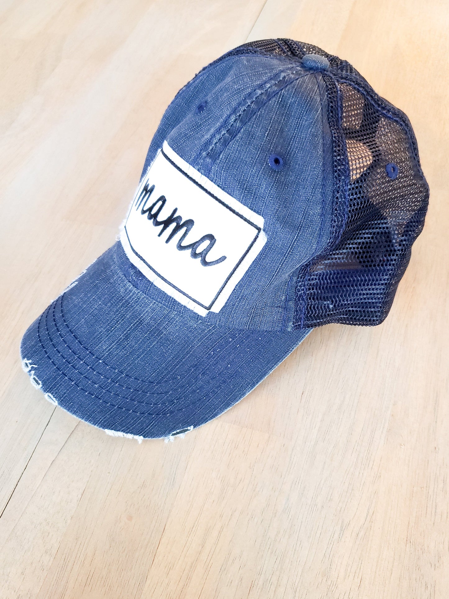 Mama patch Hat • Vintage Trucker Mom Hat