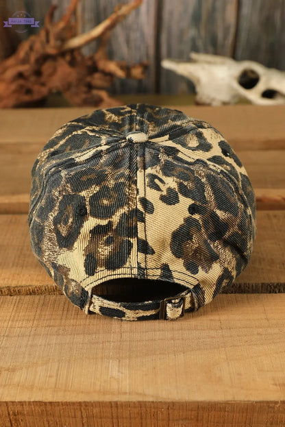 Leopard MAMA Baseball Cap Threaded Pear