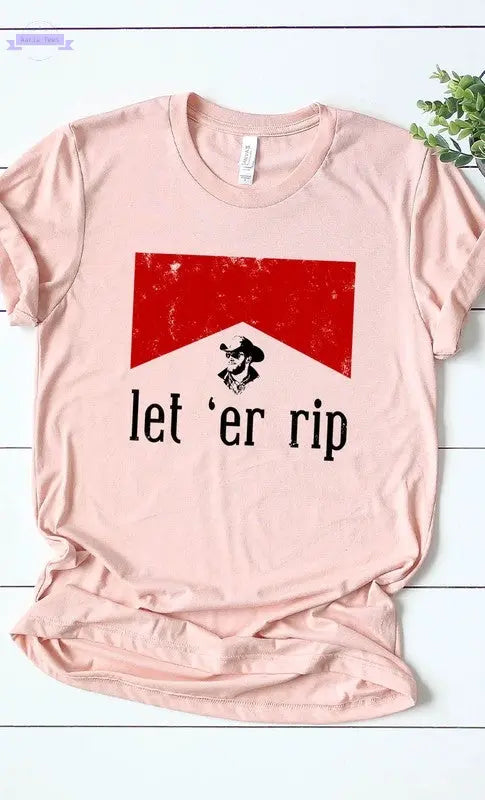 Let Er Rip Graphic Tee PLUS - Aaria Tees