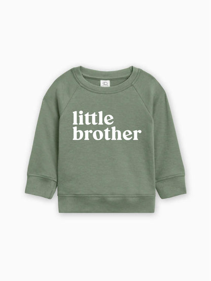 Little Brother Organic Cotton Baby Toddler Boy Pullover (Serif)