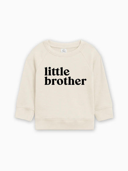 Little Brother Organic Cotton Baby Toddler Boy Pullover (Serif)