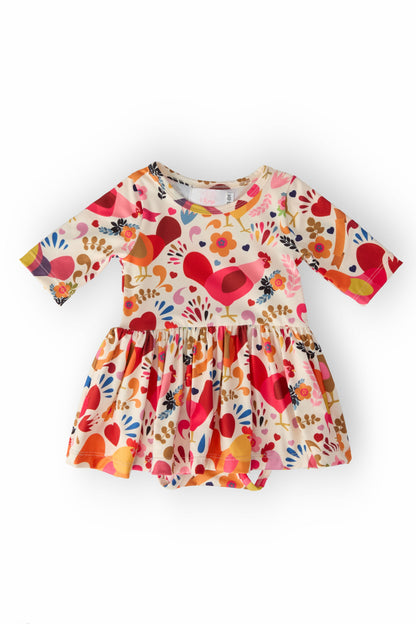 Little Red Hen Twirl Bodysuit