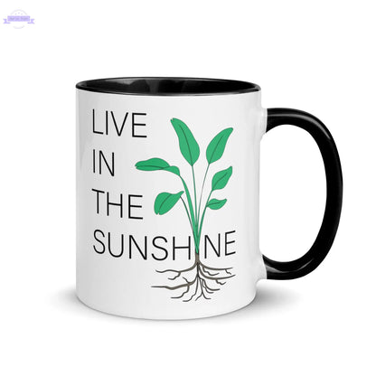 Live in the Sunshine - Mug Inspired Botanical Design