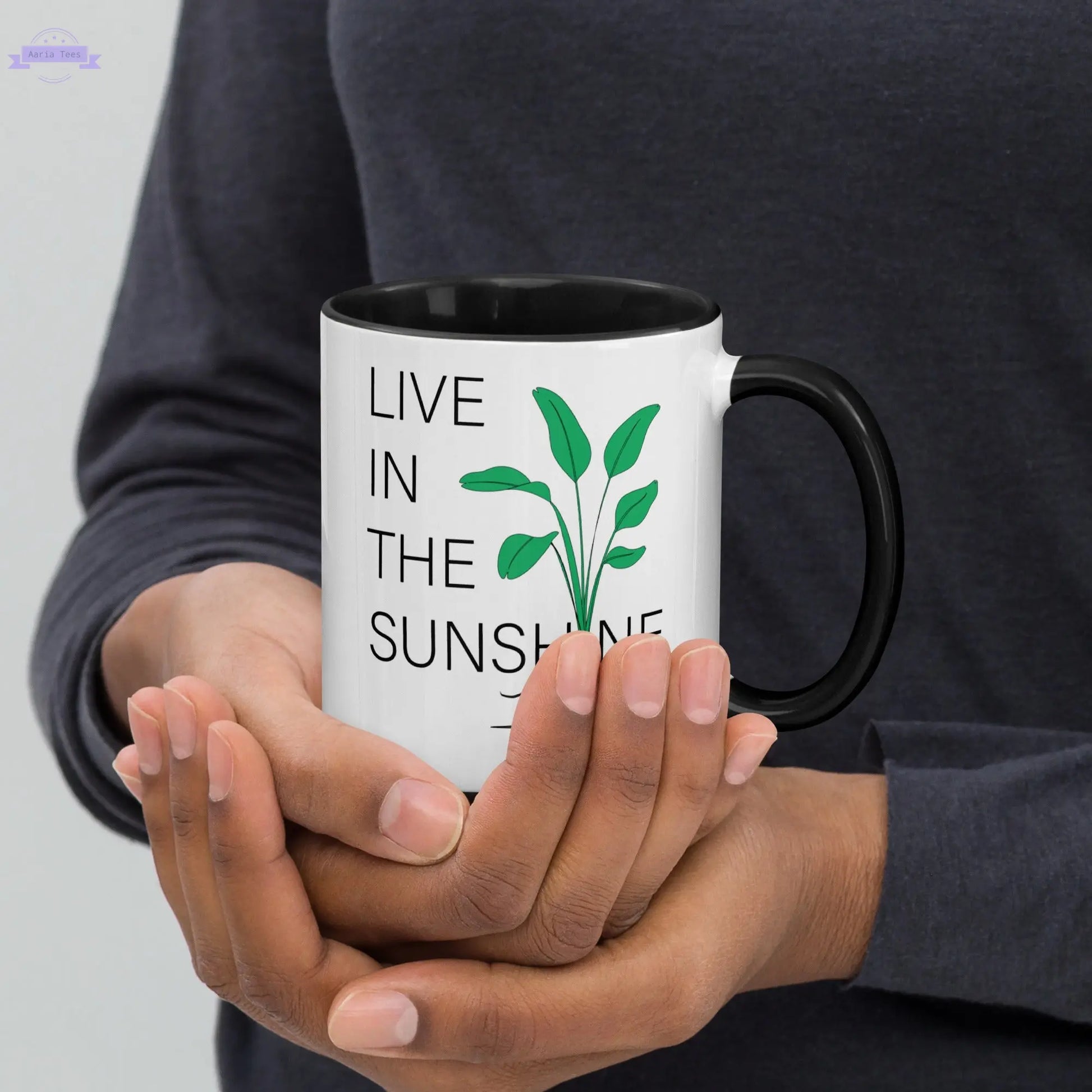 Live in the Sunshine - Mug Inspired Botanical Design