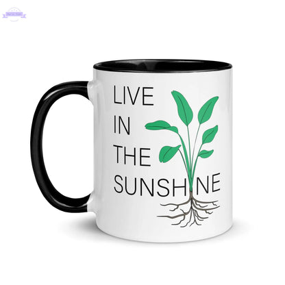 Live in the Sunshine - Mug Inspired Botanical Design