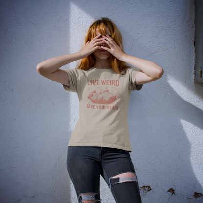 Live Weird, Play Possum Graphic Tee