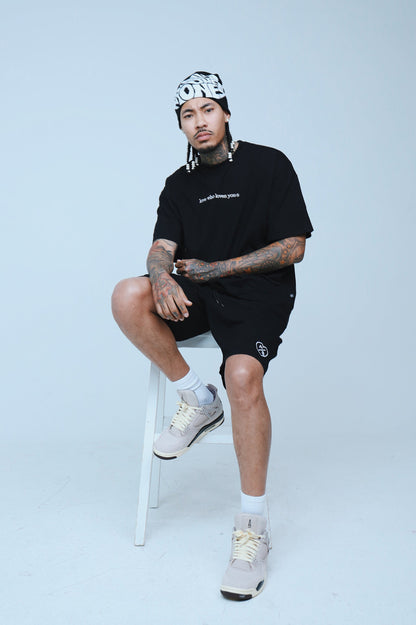 Love Who Loves You (Black - Oversize Shirt) - Aaria Tees