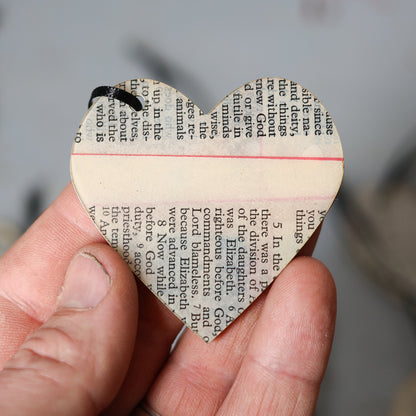 Song & Scripture Heart Ornaments ✨