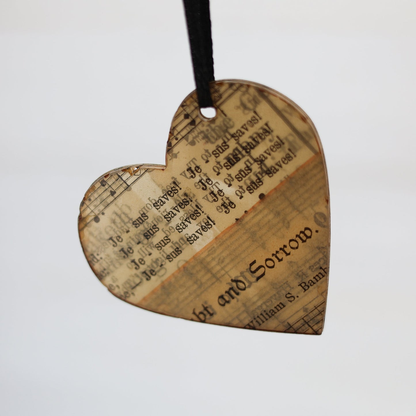 Song & Scripture Heart Ornaments ✨