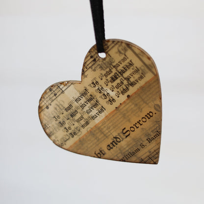 Song & Scripture Heart Ornaments ✨