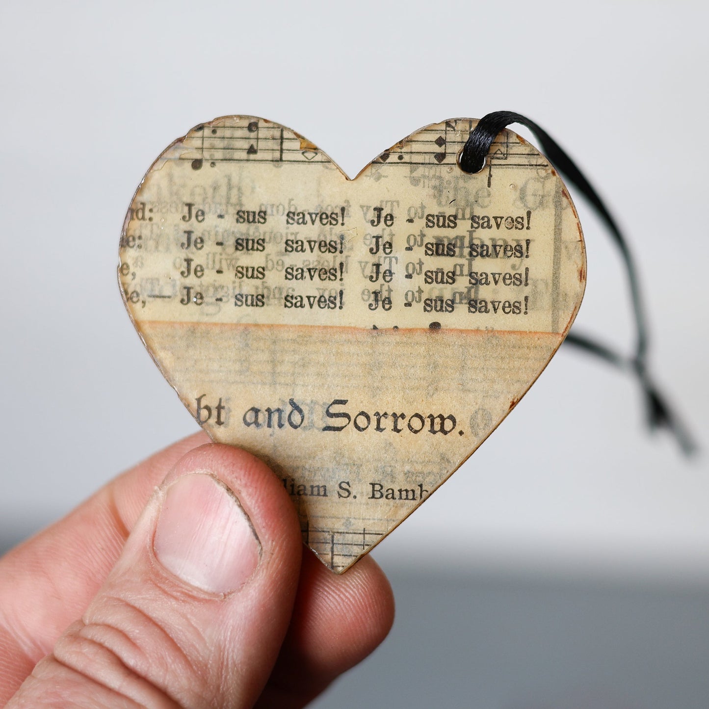 Song & Scripture Heart Ornaments ✨