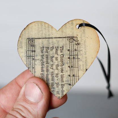 Song & Scripture Heart Ornaments ✨