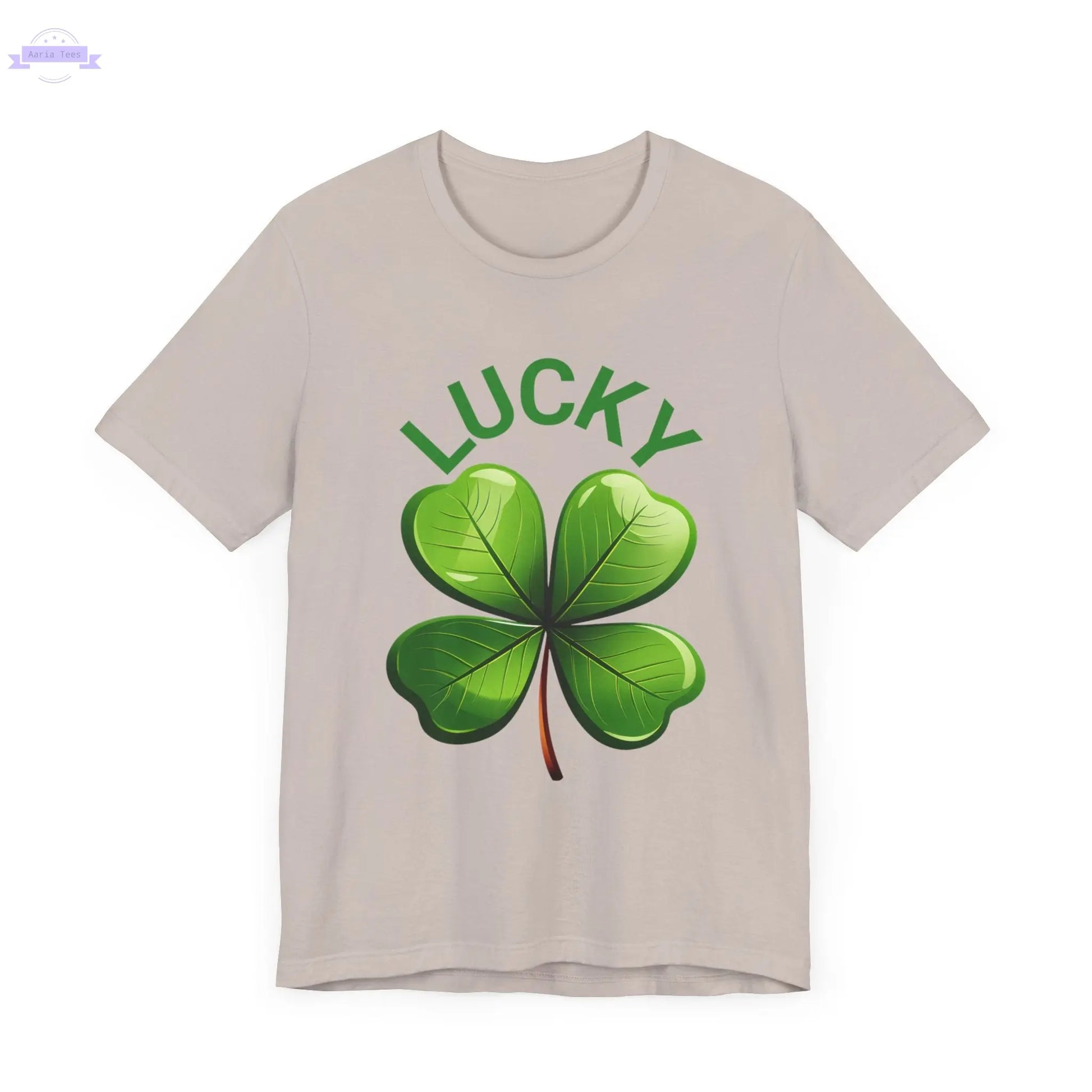 Lucky Clover Jersey Short Sleeve Tee Printify