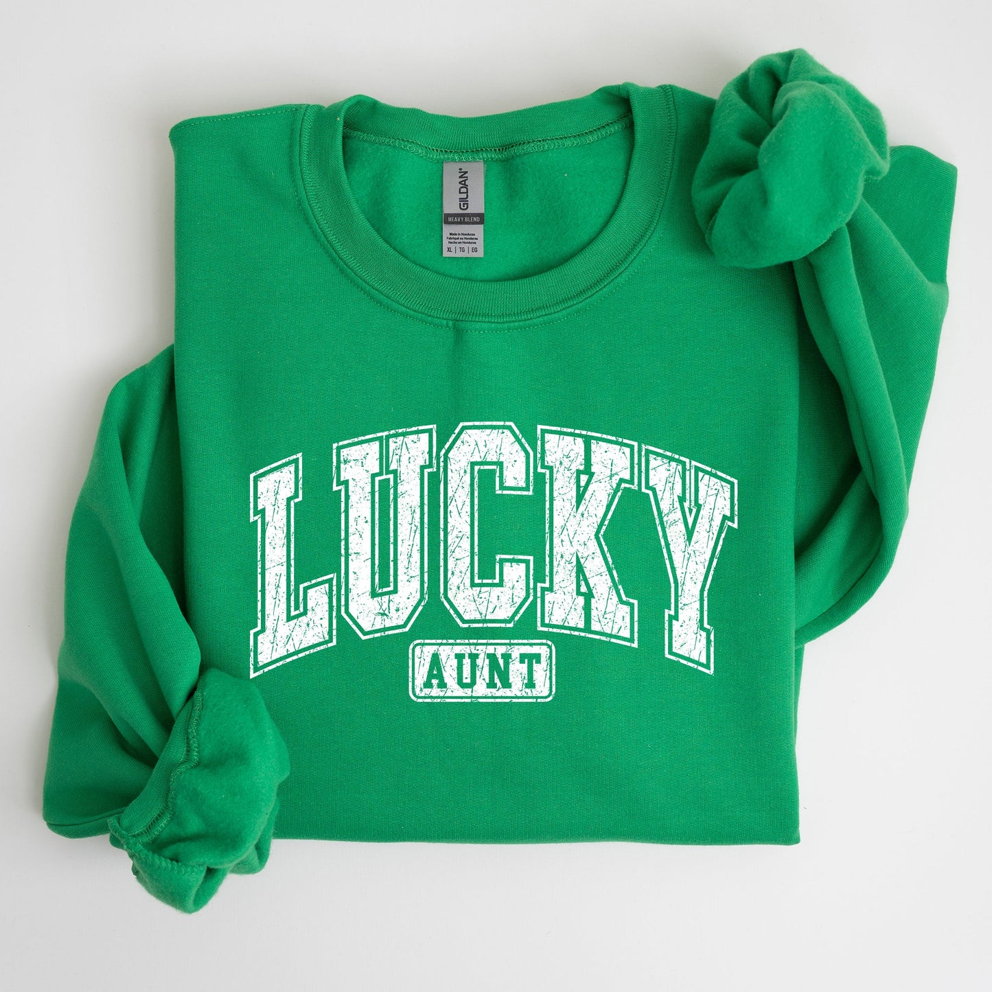 Lucky Aunt, Retro, St Patrick's Day Sweatshirt
