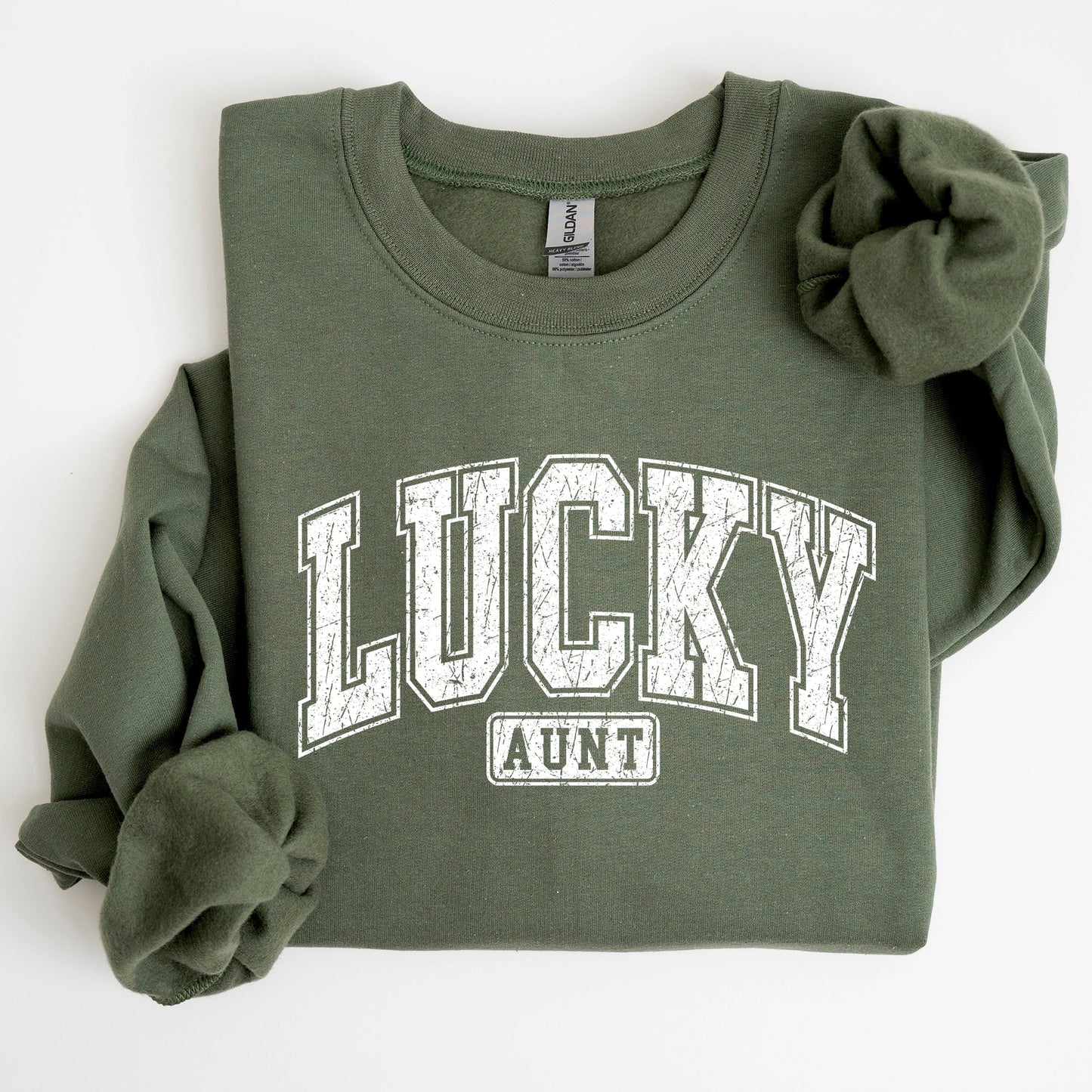 Lucky Aunt, Retro, St Patrick's Day Sweatshirt
