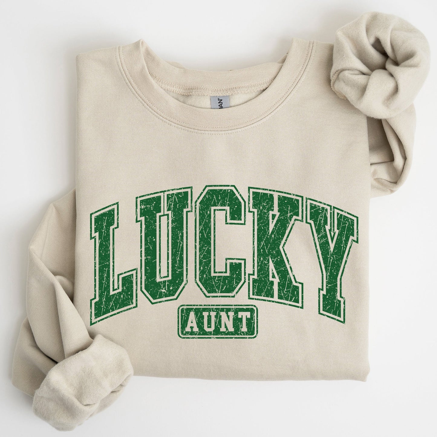 Lucky Aunt, Retro, St Patrick's Day Sweatshirt