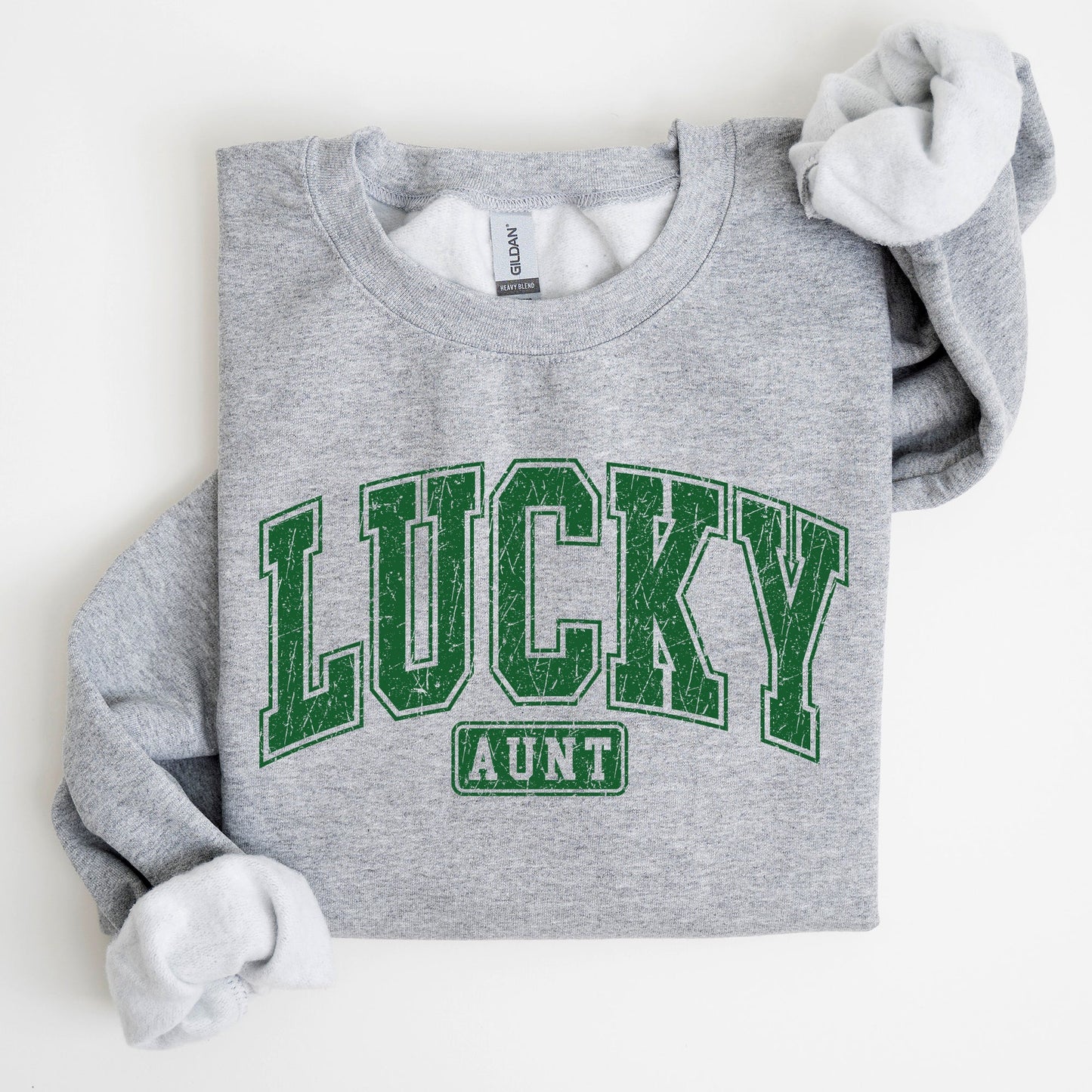 Lucky Aunt, Retro, St Patrick's Day Sweatshirt