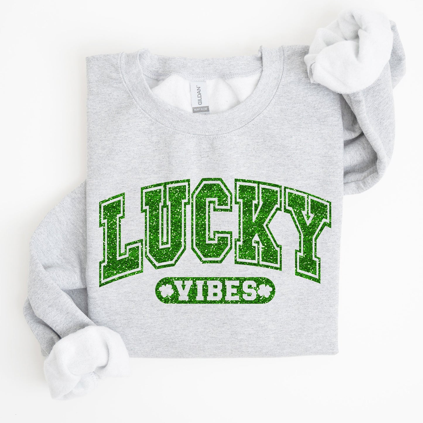 Lucky Vibes, Retro, Vintage, St Patrick's Day Sweatshirt
