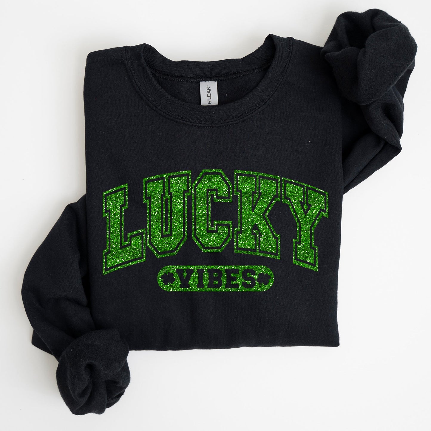 Lucky Vibes, Retro, Vintage, St Patrick's Day Sweatshirt