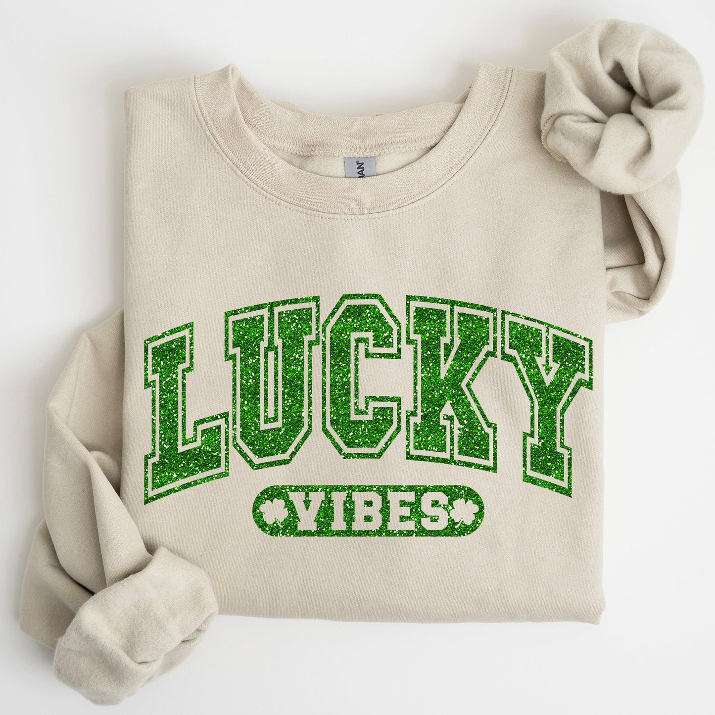 Lucky Vibes, Retro, Vintage, St Patrick's Day Sweatshirt
