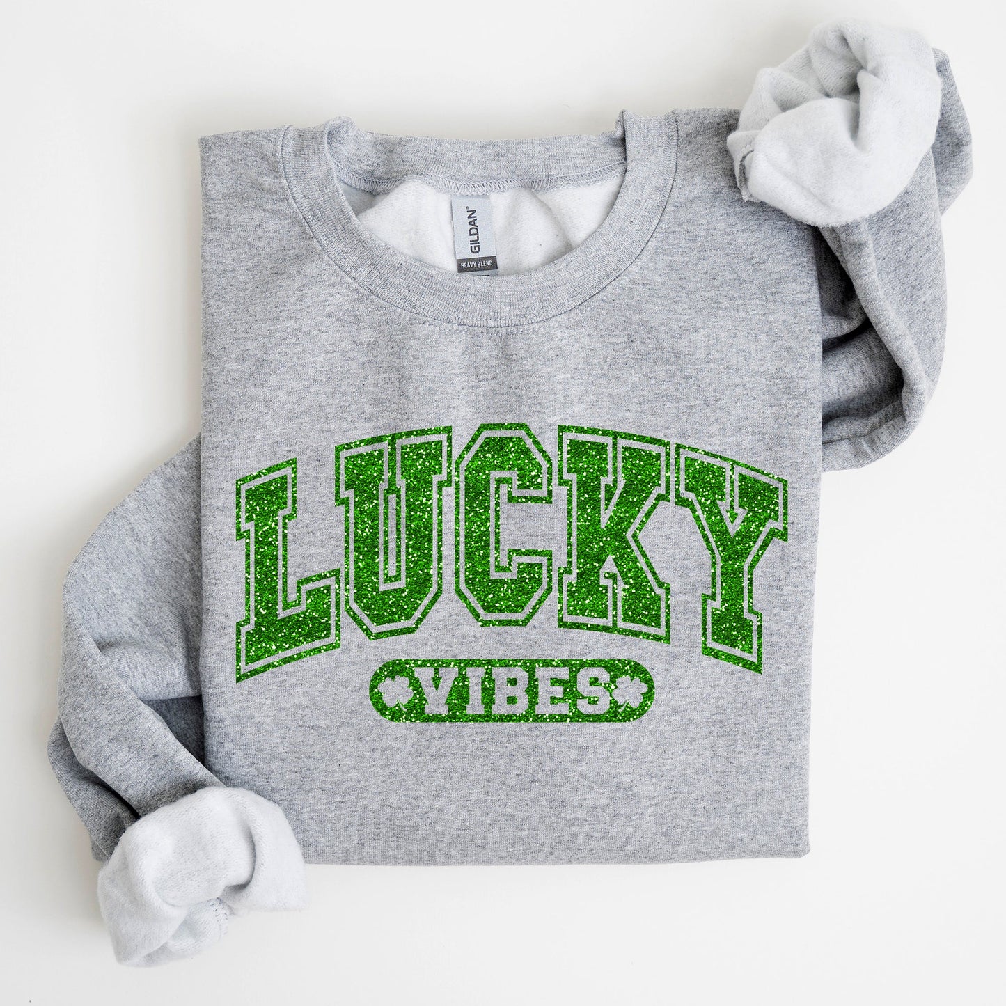 Lucky Vibes, Retro, Vintage, St Patrick's Day Sweatshirt