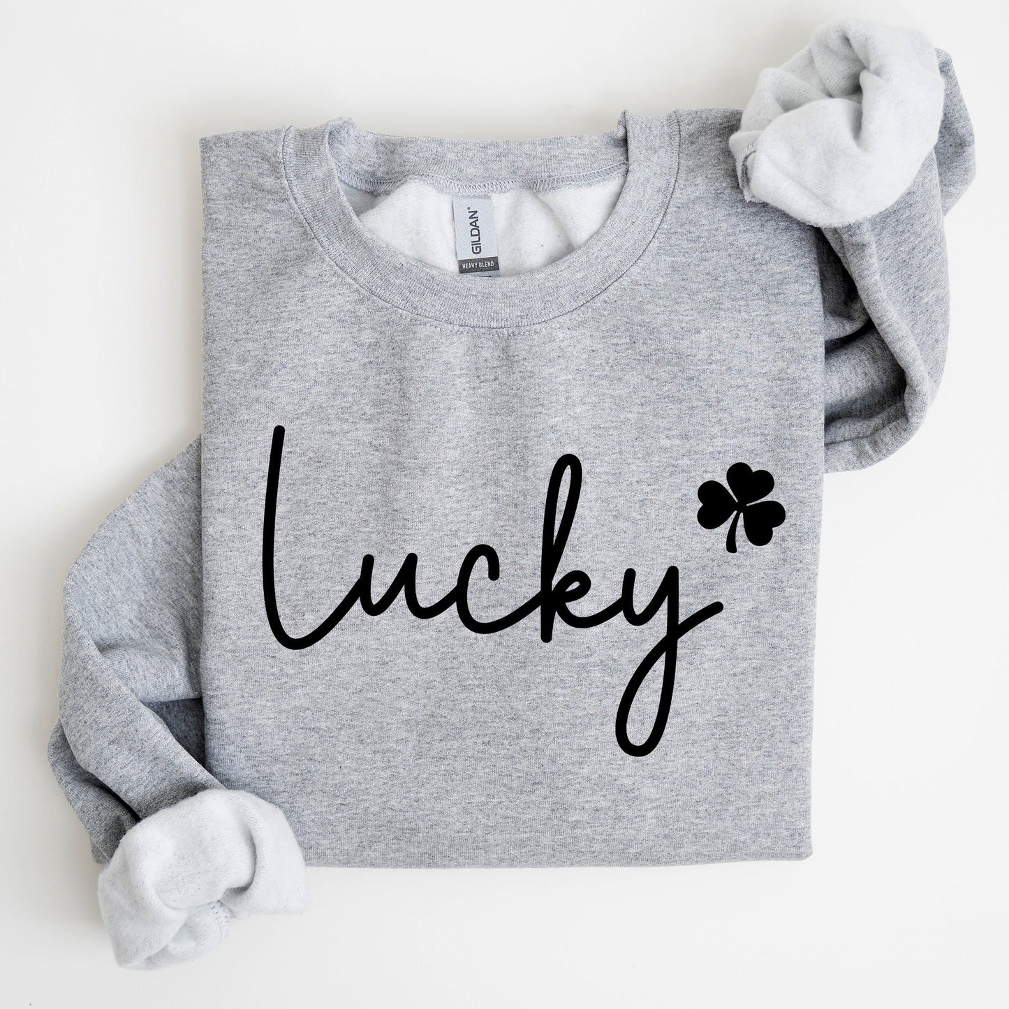 Lucky, Shamrock, St Patrick's Day Sweatshirt