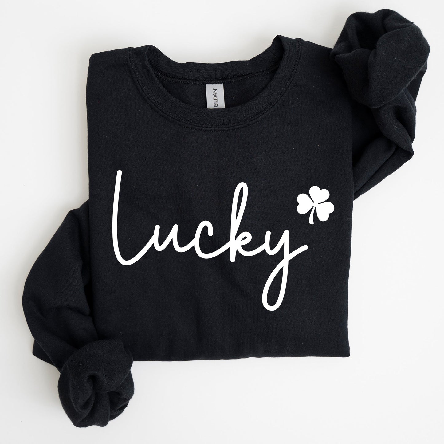 Lucky, Shamrock, St Patrick's Day Sweatshirt