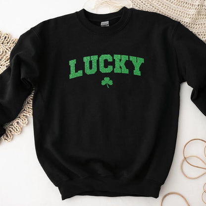 St Patricks Day Cute Lucky Clover Top