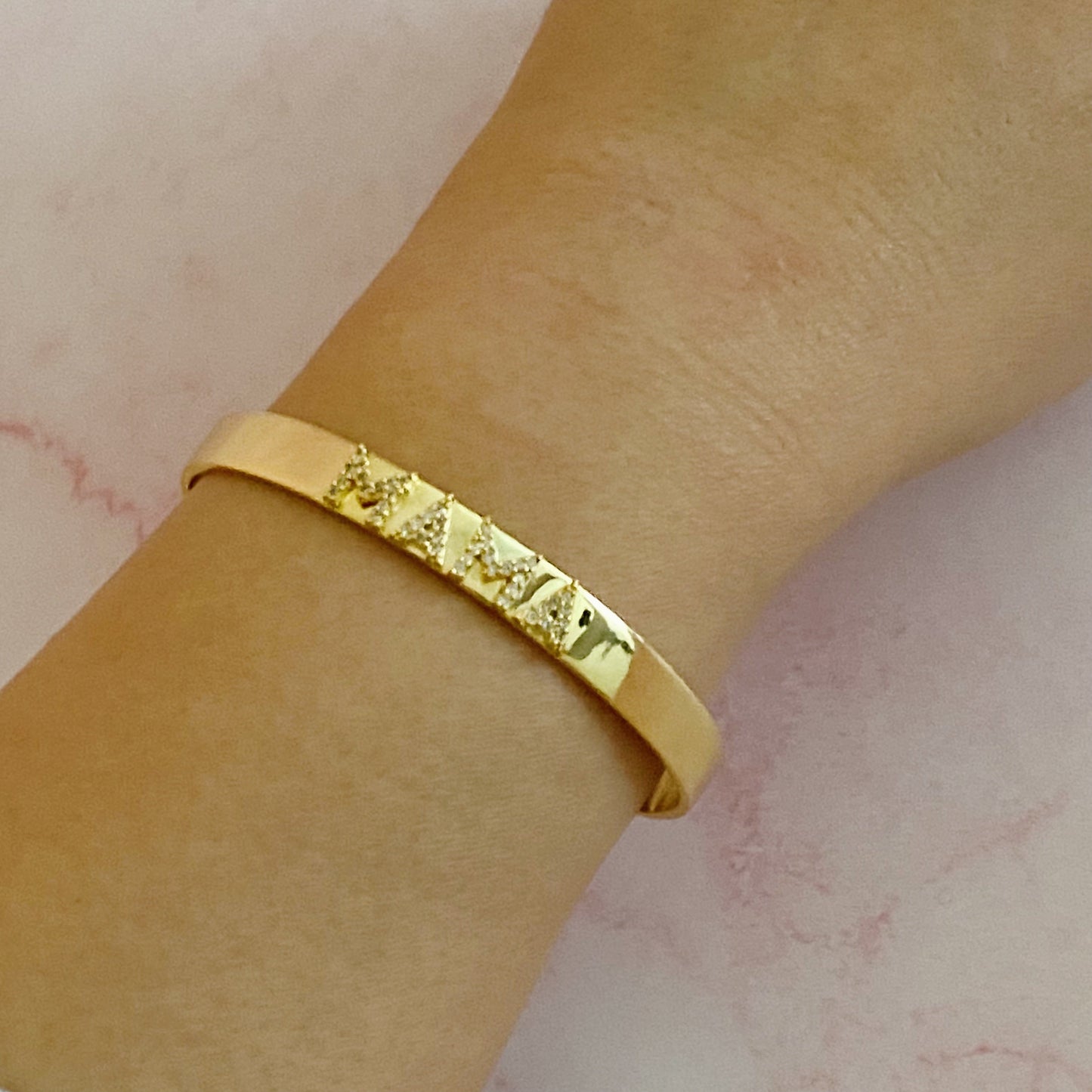 Mama Open Bangle Bracelet - Aaria Tees
