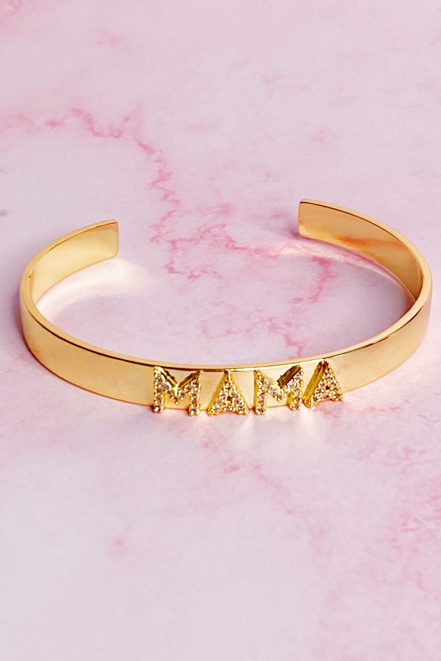 Mama Open Bangle Bracelet - Aaria Tees