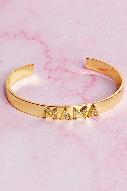 Mama Open Bangle Bracelet - Aaria Tees