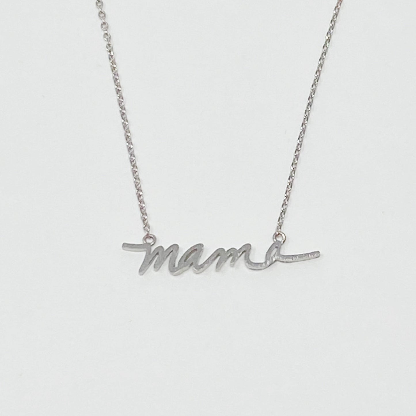 Mama Script Necklace - Aaria Tees