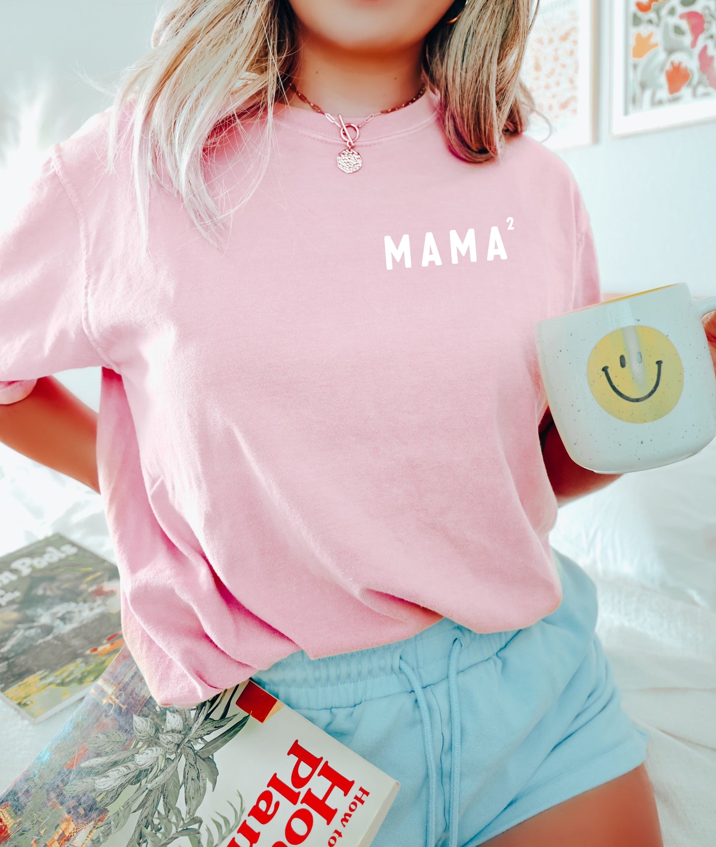 Mama Of 2 Comfort Colors Graphic Tees