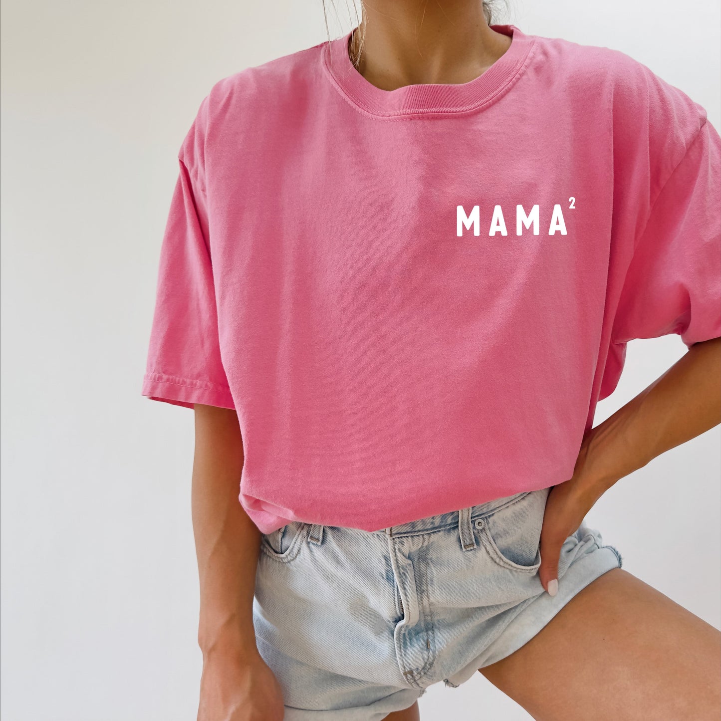 Mama Of 2 Comfort Colors Graphic Tees