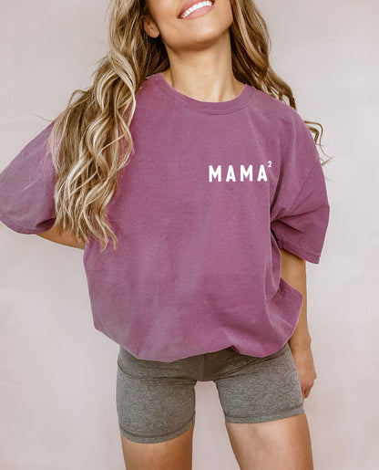 Mama Of 2 Comfort Colors Graphic Tees