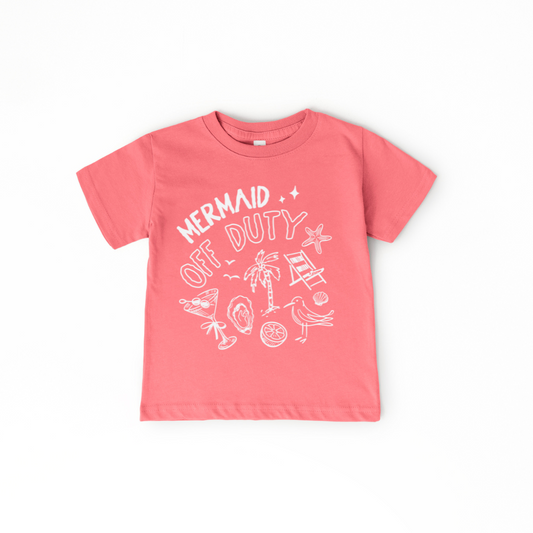 Mermaid Off Duty Toddler/Youth Graphic Tee
