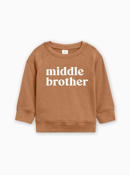 Middle Brother Organic Cotton Pullover (Serif)