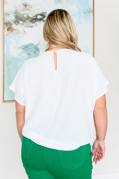 Mild Moments Pleat Detail Top (Online Exclusive)