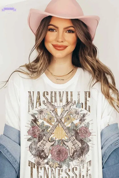 NASHVILLE TENNESSEE T-SHIRT PLUS SIZE - Aaria Tees