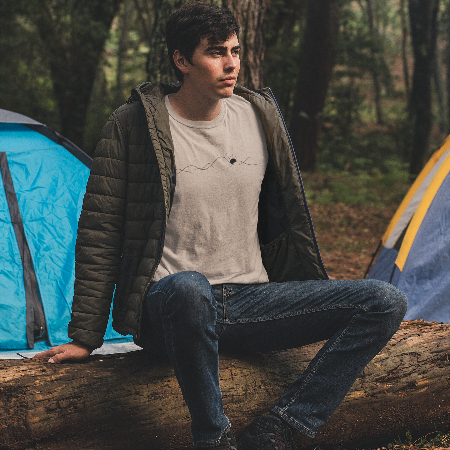 Minimal Mountains Graphic Tee