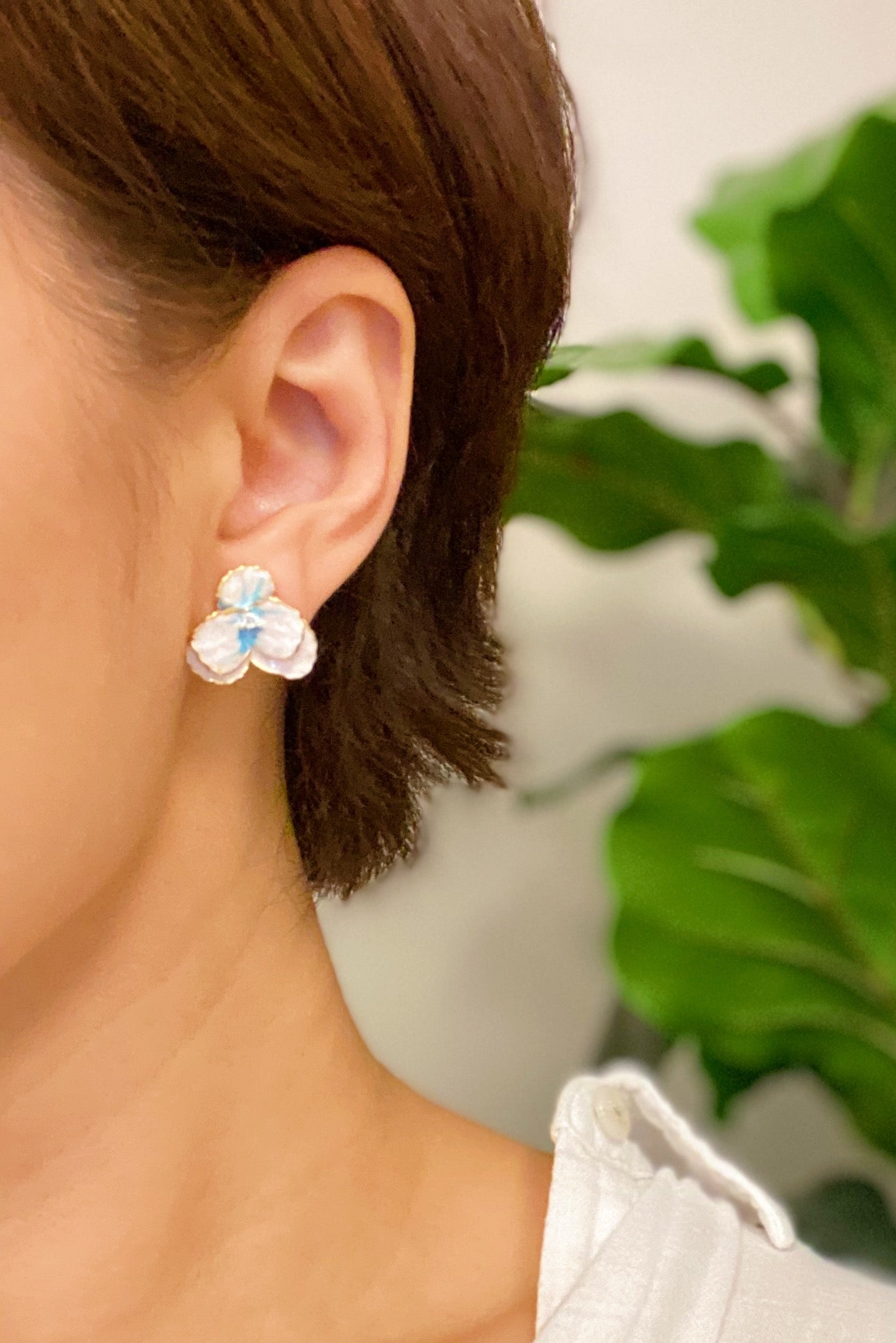 Noble Bloom Flower Earrings