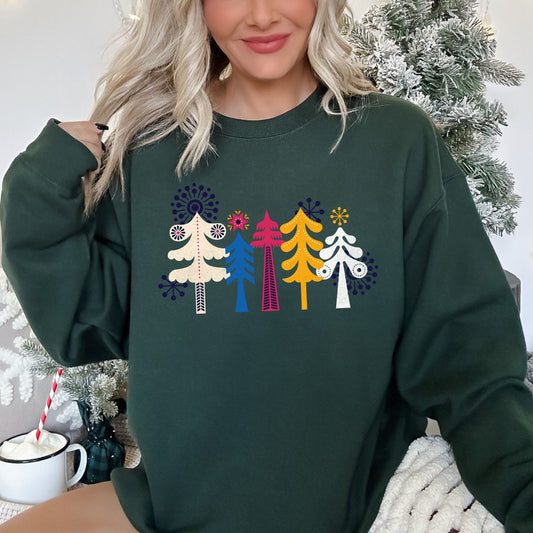Noel Folk Art, Christmas Sweatshirt