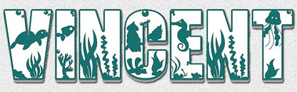 Name Sign For Nursery, Boho Nursery Sign, Family Name Signs, 3D Wall Art for Children & Kids Rooms, Baby Shower, First birthday gift (Floran)