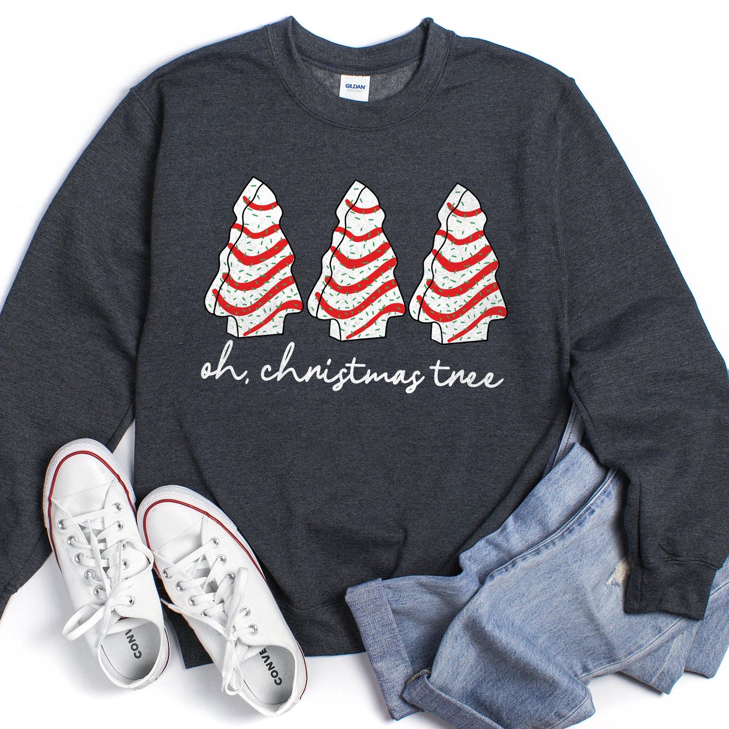 Oh Christmas Tree, Snack Little Debbie Christmas Sweatshirt