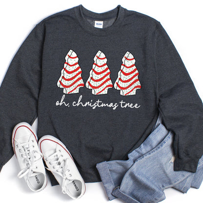 Oh Christmas Tree, Snack Little Debbie Christmas Sweatshirt