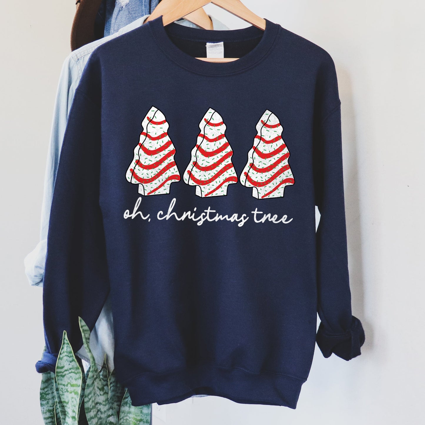 Oh Christmas Tree, Snack Little Debbie Christmas Sweatshirt