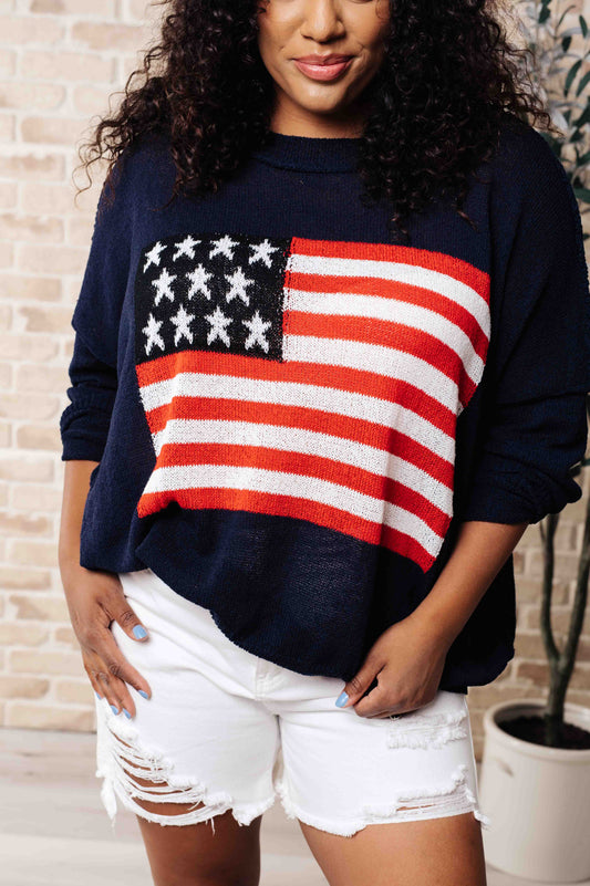 Oh Say Can You See Lightweight Pullover (Online Exclusive)