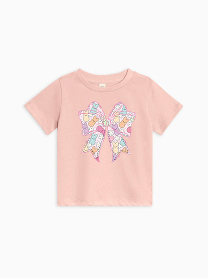 Easter Egg Bunny Ribbon Organic Cotton Baby And Kids Tee Easter Christian