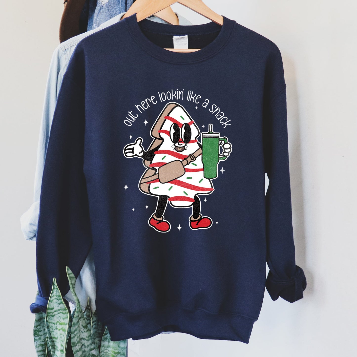 Out Here Looking Like A Snack Christmas Sweatshirt