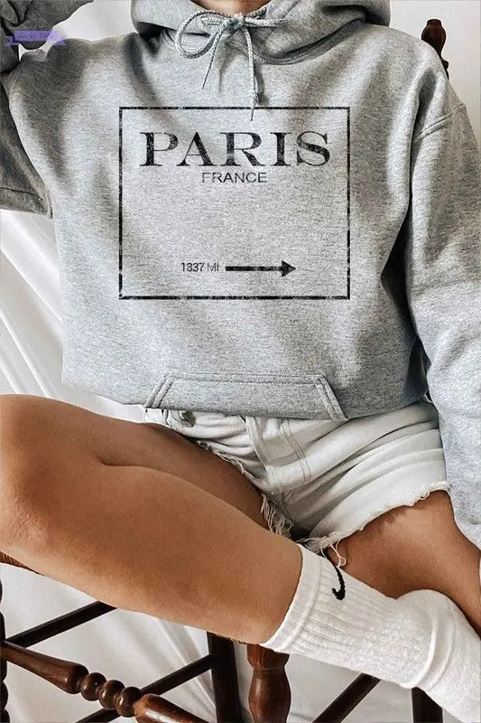 PARIS FRANCE HOODIE PLUS SIZE - Aaria Tees